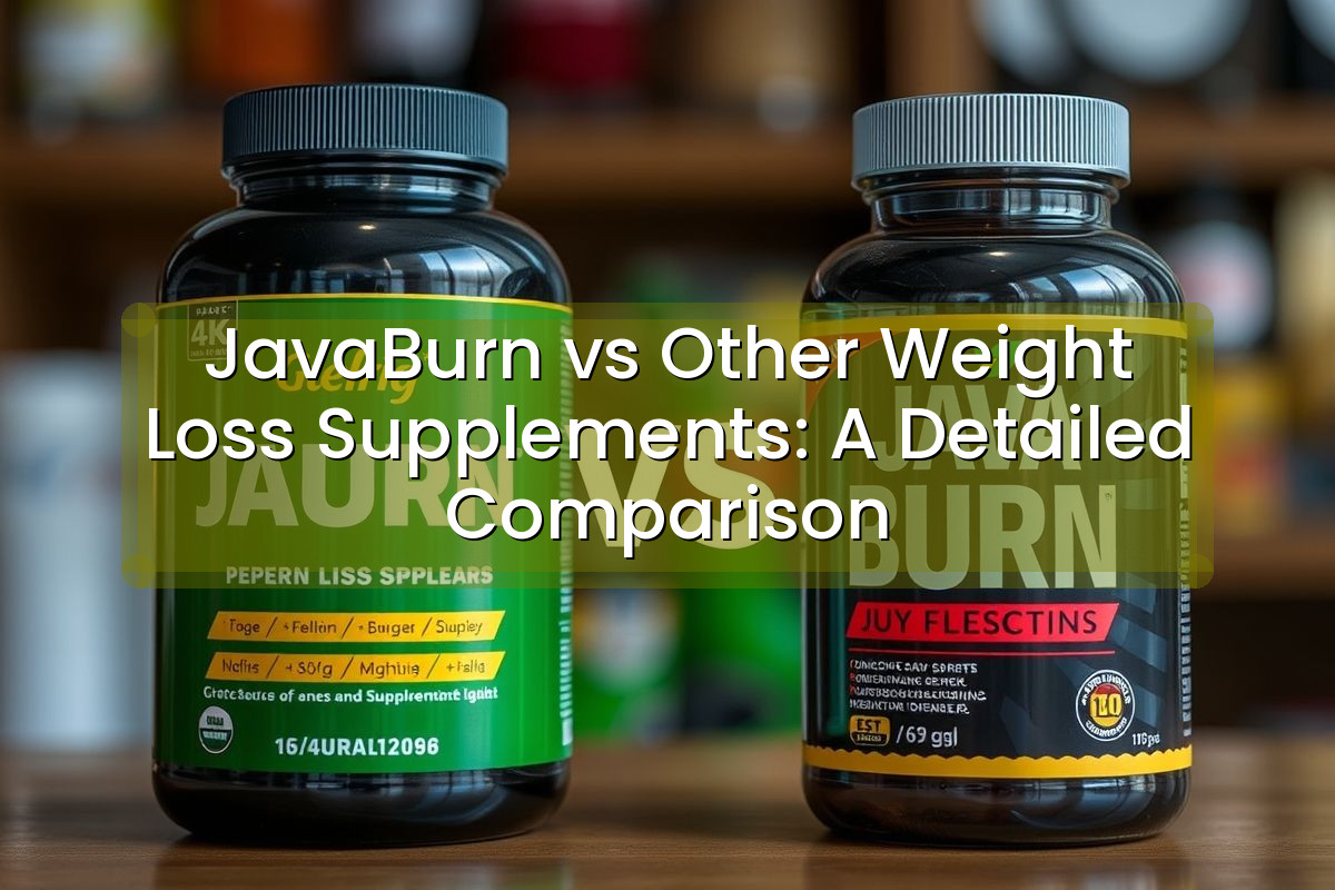JavaBurn vs Other Weight Loss Supplements: A Detailed Comparison
