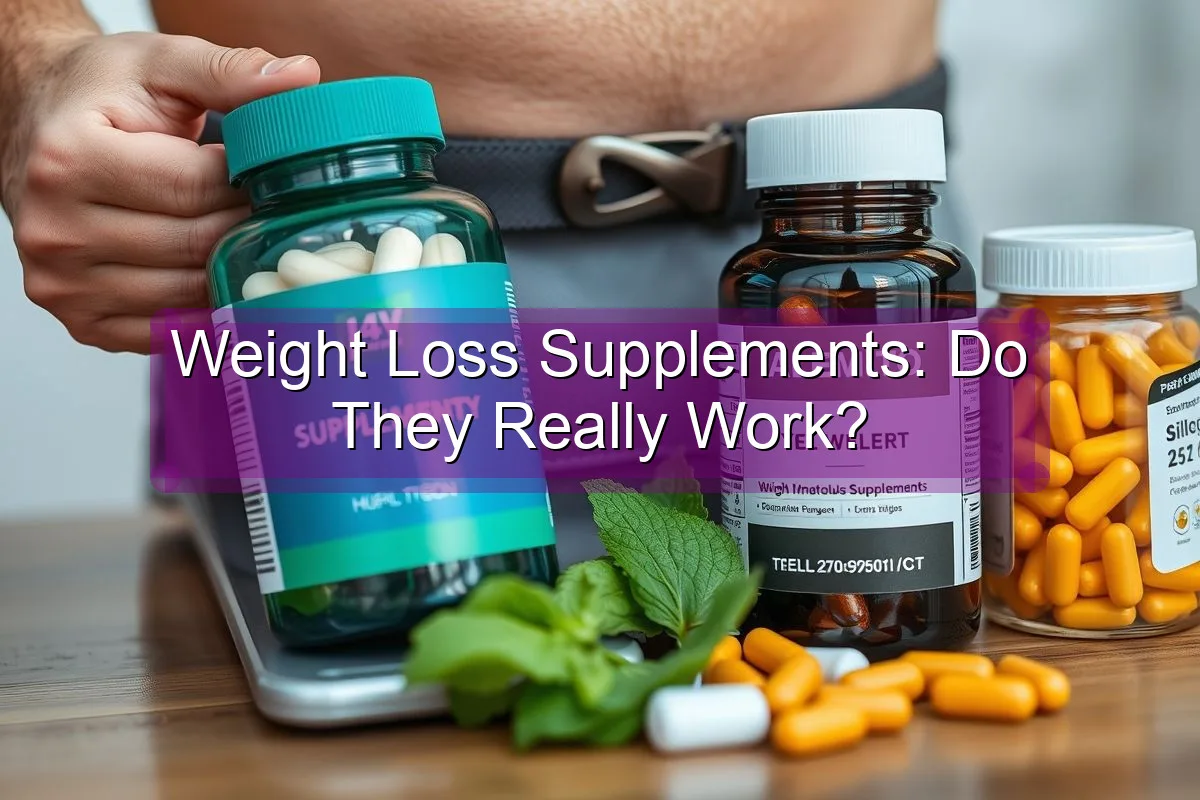 Weight Loss Supplements: Do They Really Work?
